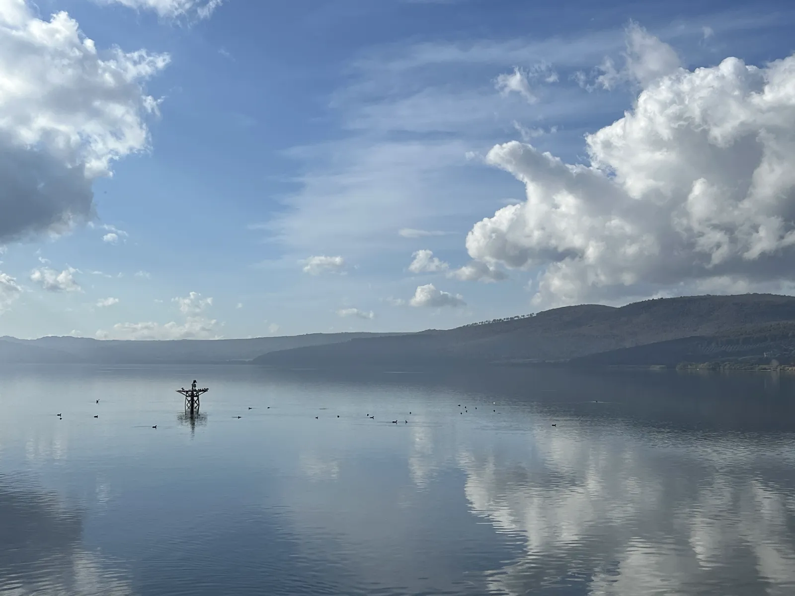Calm morning on Lake Bracciano